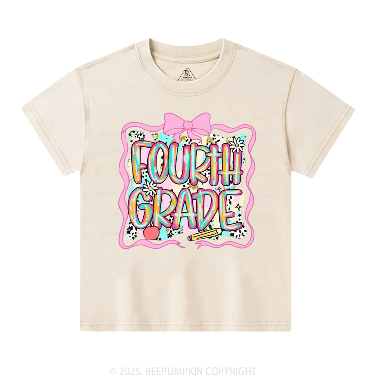 Personalized Sweet School Days Toddler&Kids Washed Tees