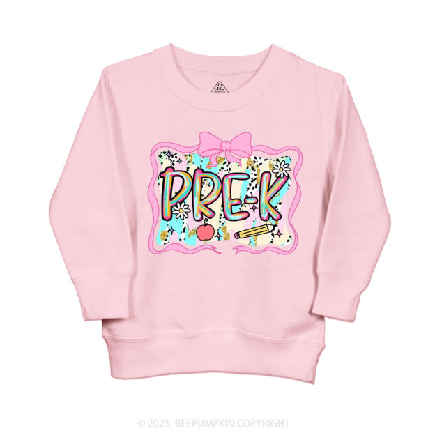 Personalized Sweet School Days Kid's Sweatshirt