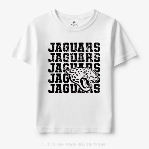 Personalized Jaguars Mascot Toddler&Kid's Tees Beepumpkin