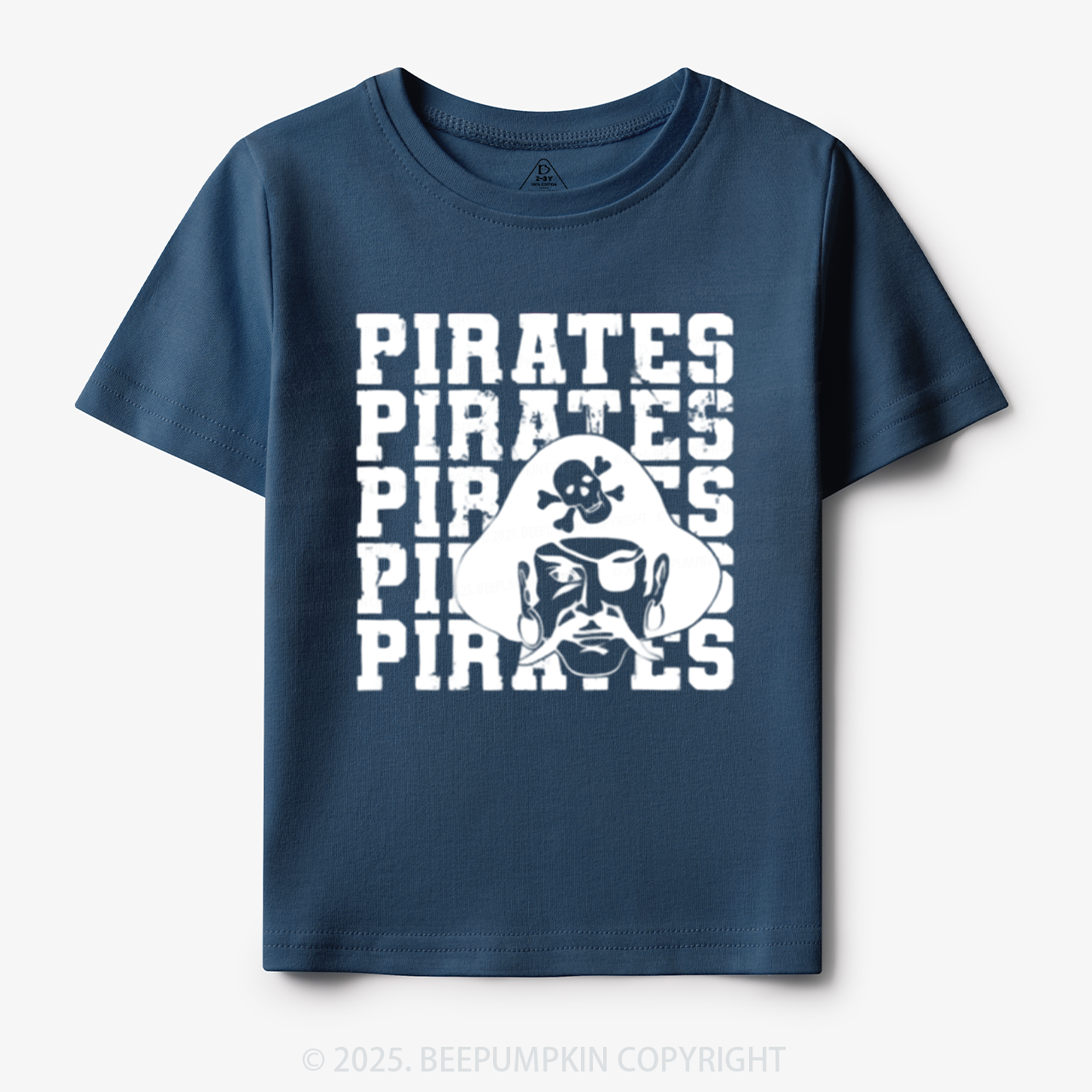Personalized Pirates Mascot Toddler&Kid's Tees Beepumpkin