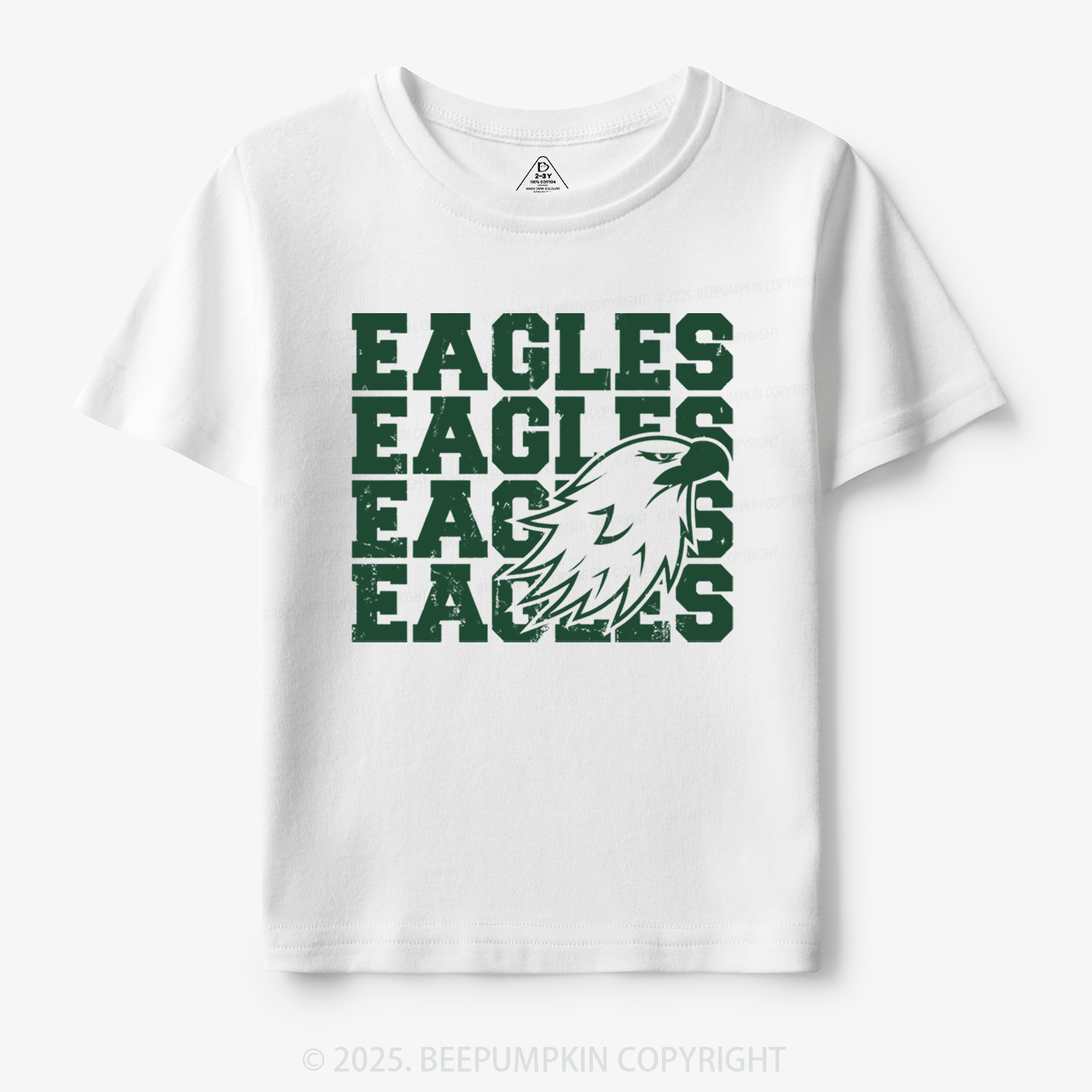 Personalized Eagles Mascot Toddler&Kid's Tees Beepumpkin