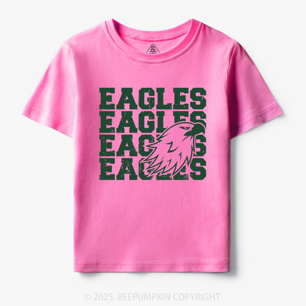 Personalized Eagles Mascot Toddler&Kid's Tees Beepumpkin