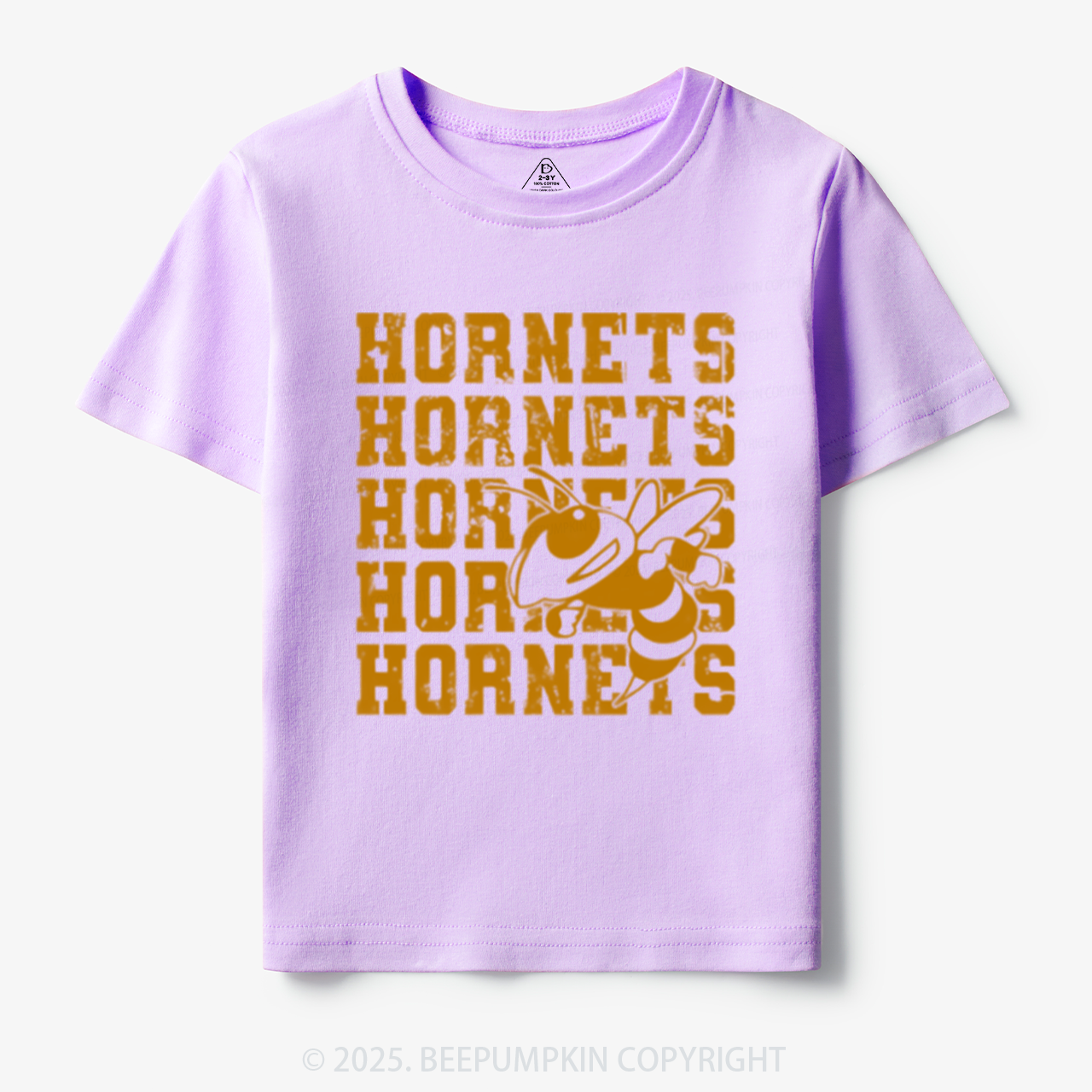 Personalized Hornets Mascot Toddler&Kid's Tees Beepumpkin