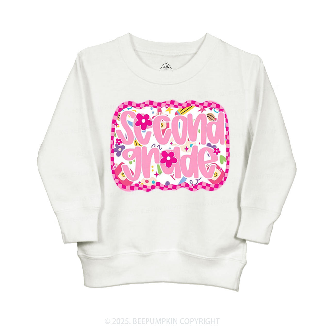Personalized Pink School Magic Kid's Sweatshirt