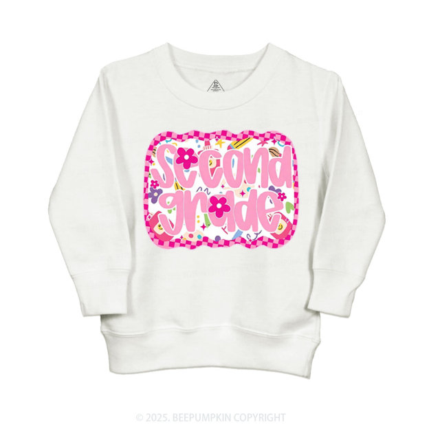 Personalized Pink School Magic Kid's Sweatshirt