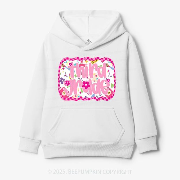 Personalized Pink School Magic Kid's Hoodies Beepumpkin