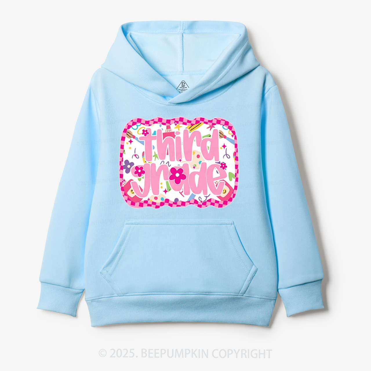Personalized Pink School Magic Kid's Hoodies Beepumpkin