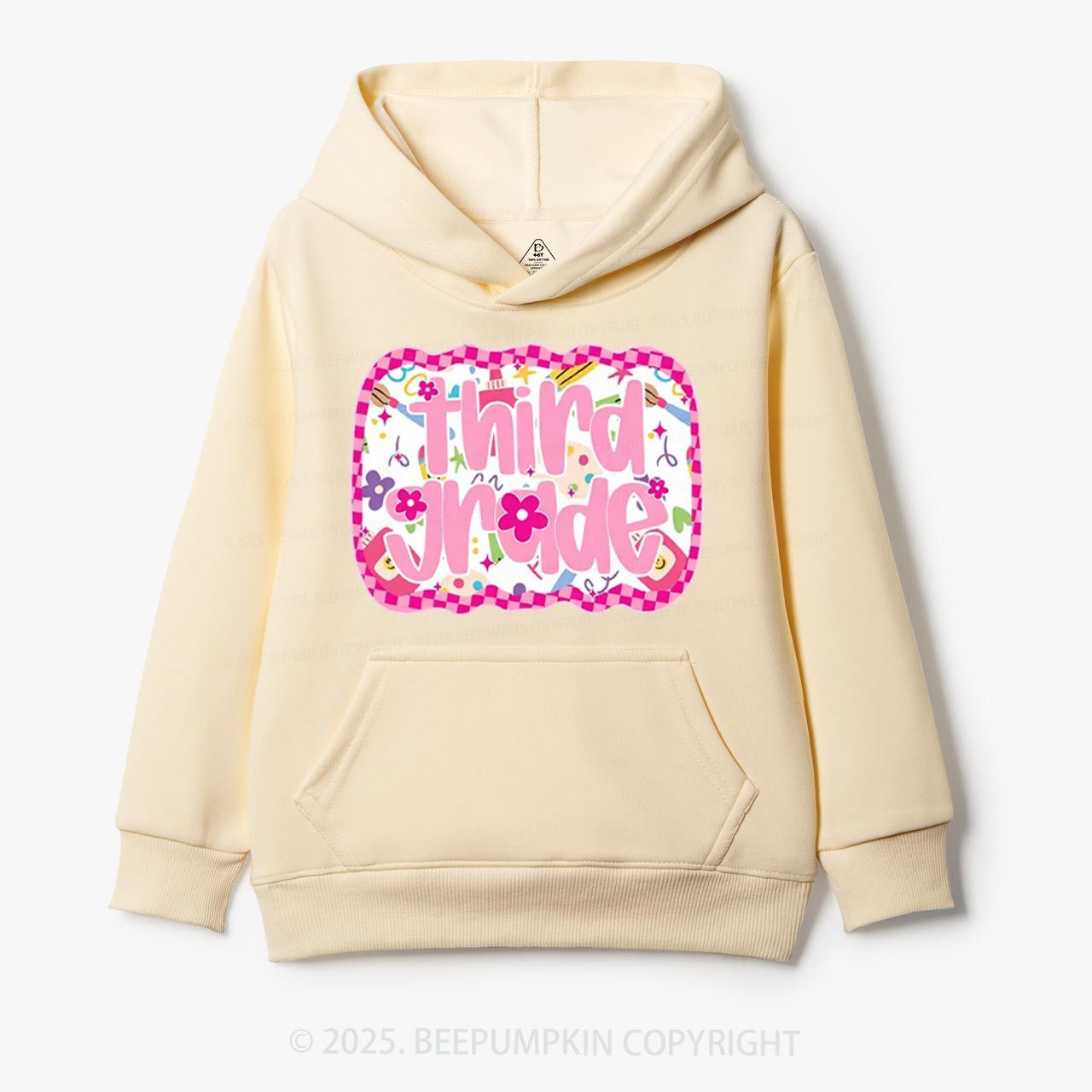 Personalized Pink School Magic Kid's Hoodies Beepumpkin