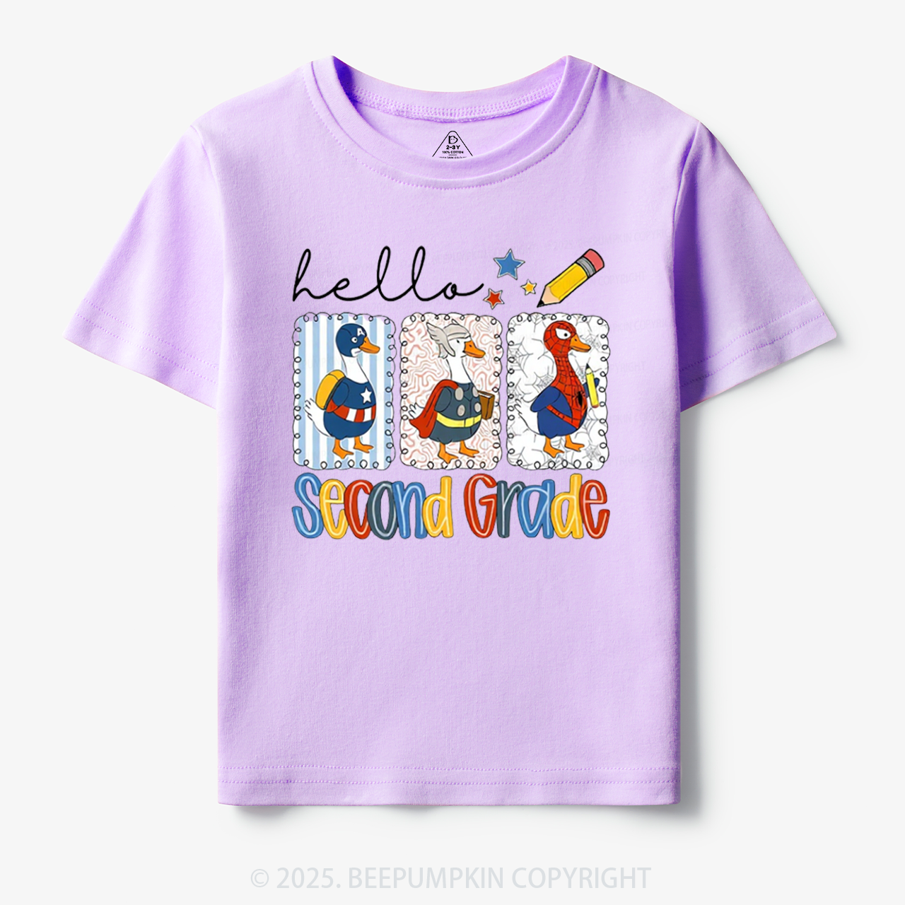 Personalized Hello School Toddler&Kid's Tees Beepumpkin