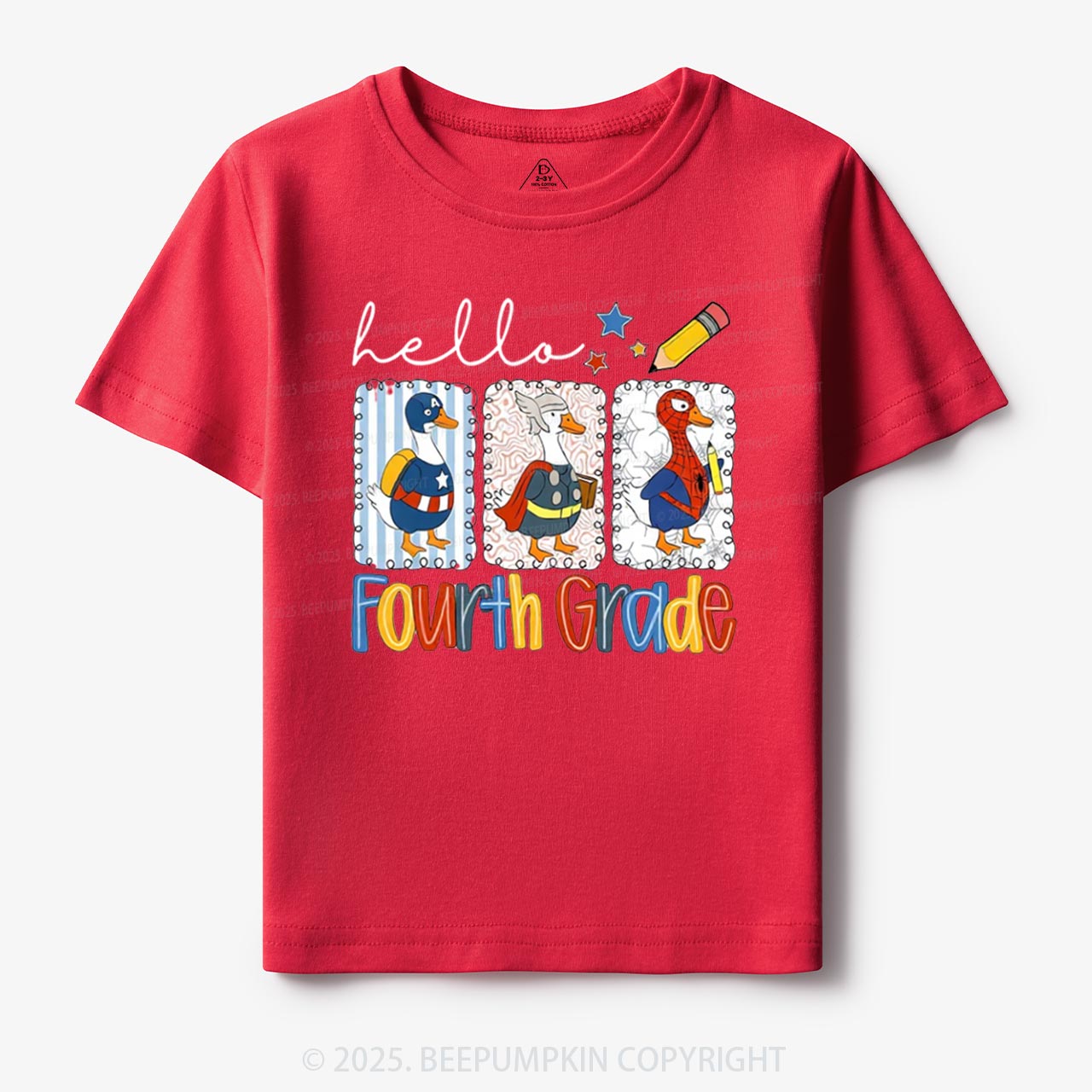 Personalized Hello School Toddler&Kid's Tees Beepumpkin