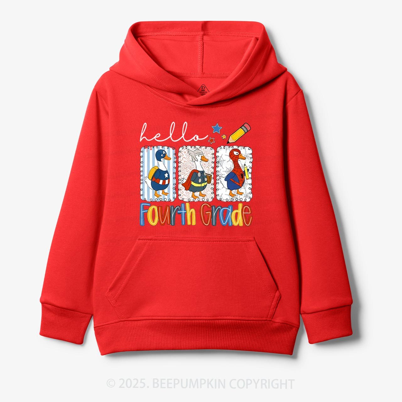Personalized Hello School Kid's Hoodies Beepumpkin