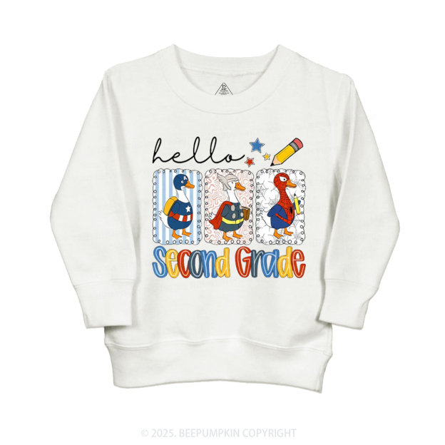 Personalized Hello School Kid's Sweatshirt