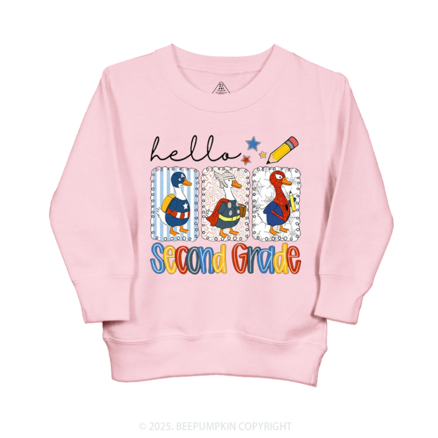 Personalized Hello School Kid's Sweatshirt