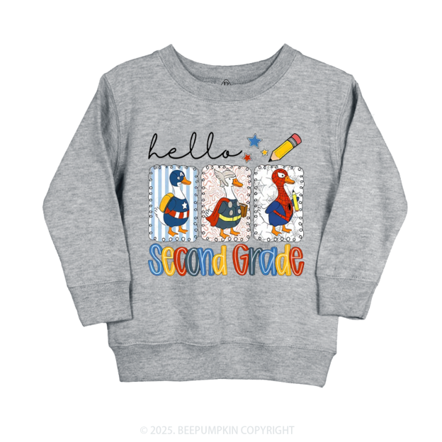 Personalized Hello School Kid's Sweatshirt