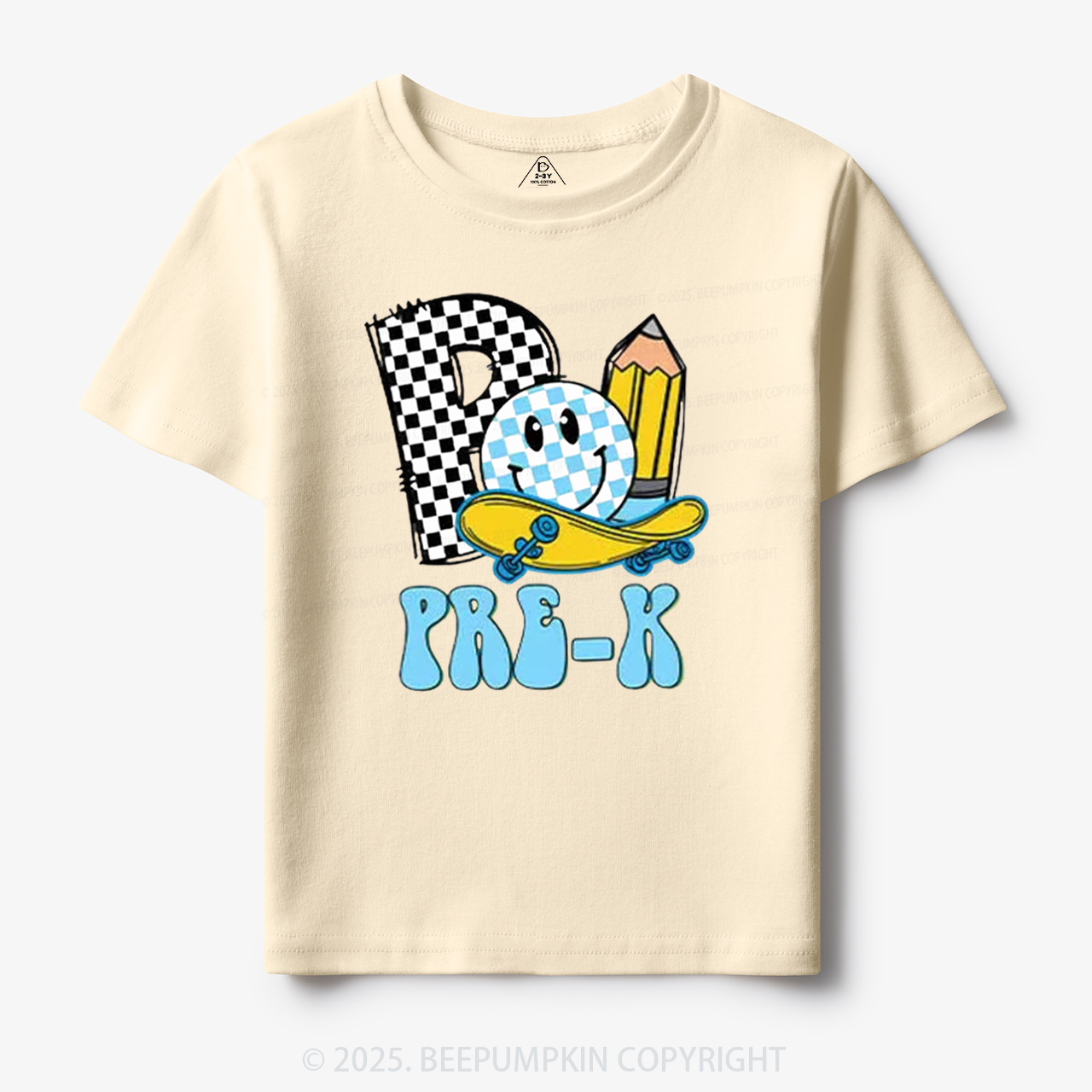 Personalized Pencil & Board Crew Toddler&Kid's Tees Beepumpkin