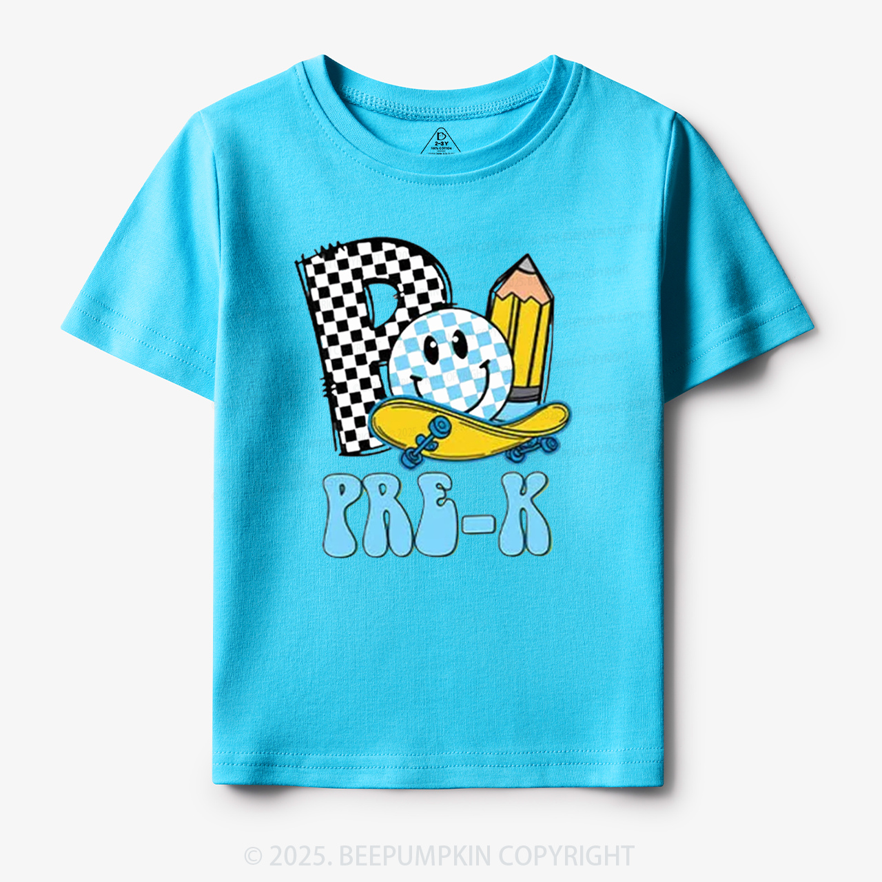 Personalized Pencil & Board Crew Toddler&Kid's Tees Beepumpkin