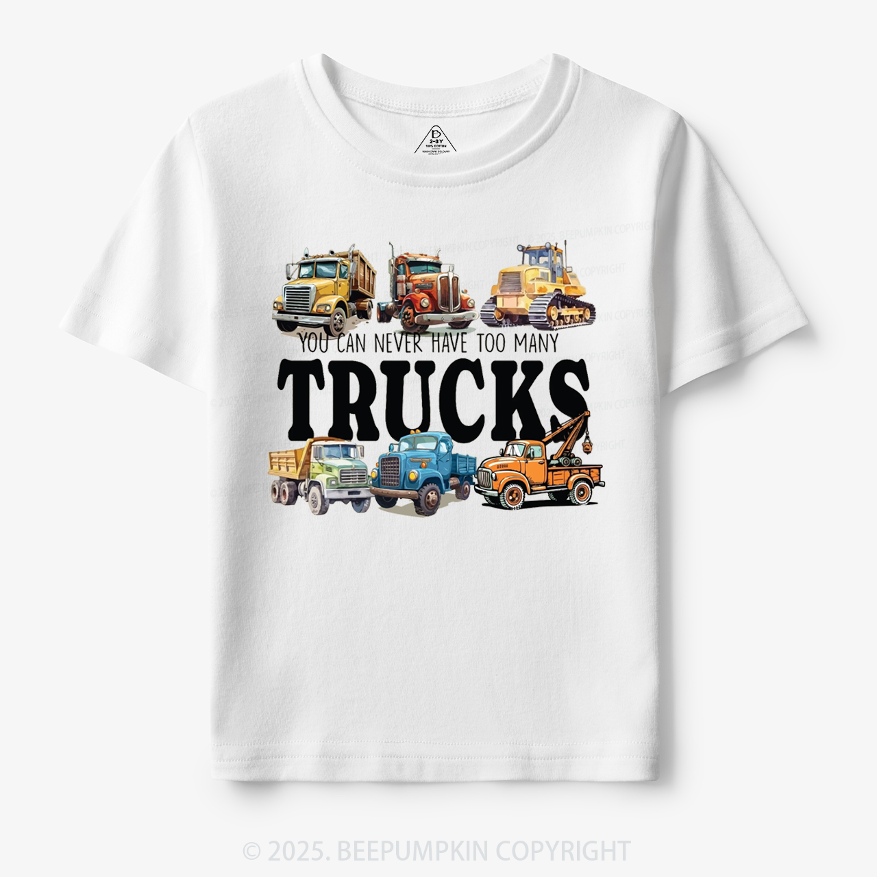 Trucks Toddler&Kid's Tees Beepumpkin 7