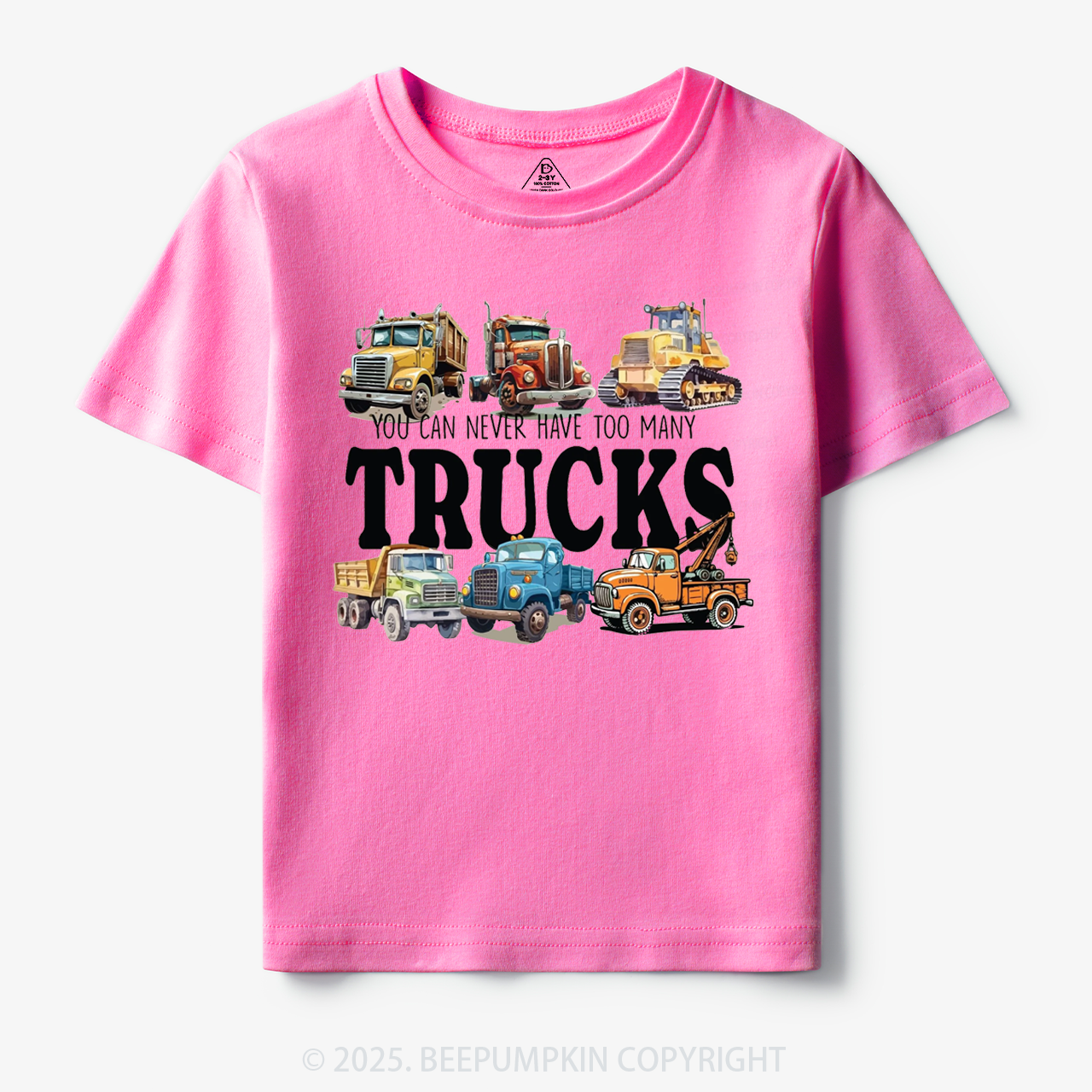 Trucks Toddler&Kid's Tees Beepumpkin 7