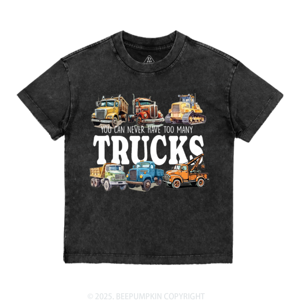 Trucks Toddler&Kids Washed Tees