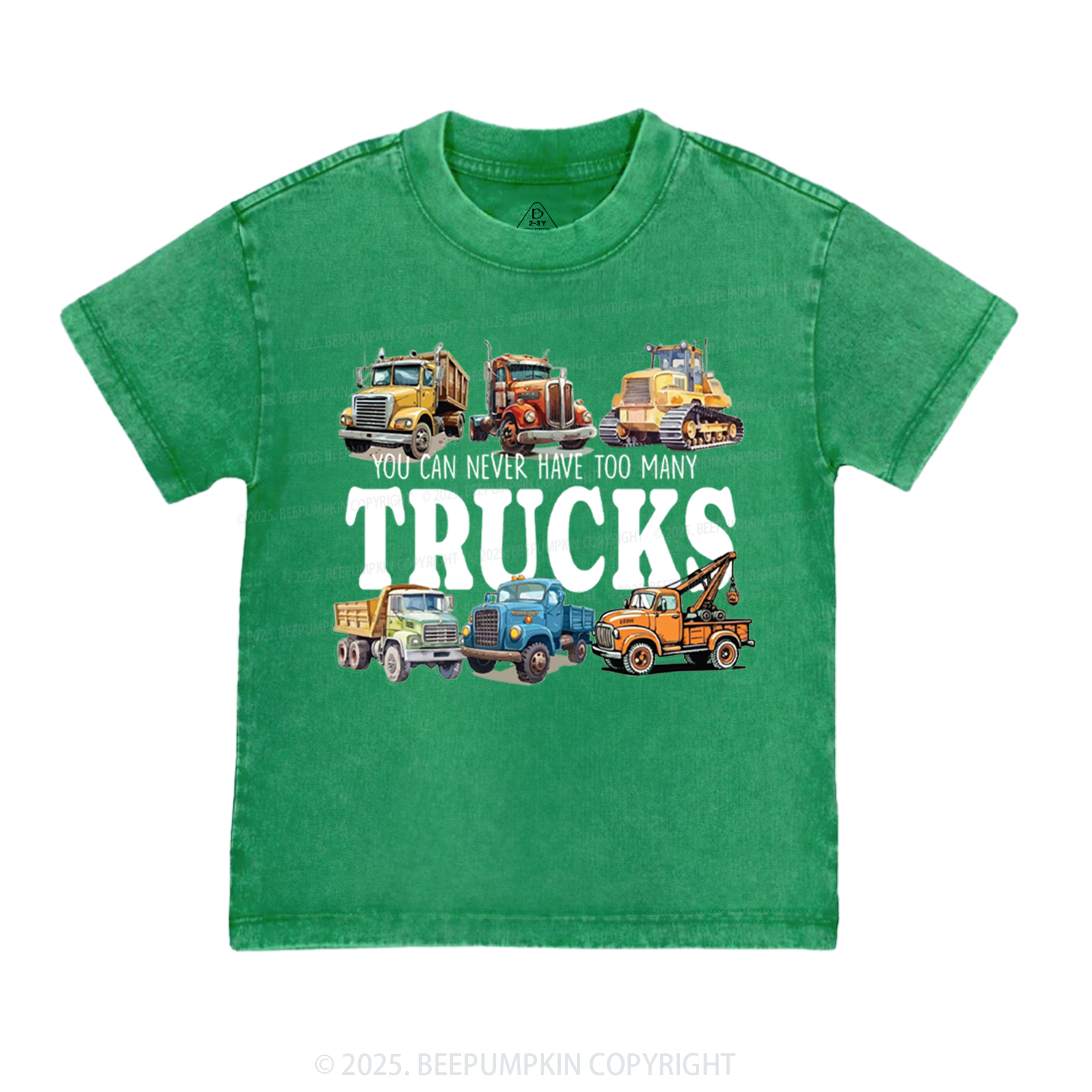 Trucks Toddler&Kids Washed Tees