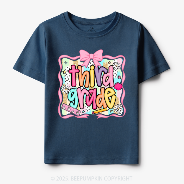 Personalized Color Grade Toddler&Kid's Tees Beepumpkin