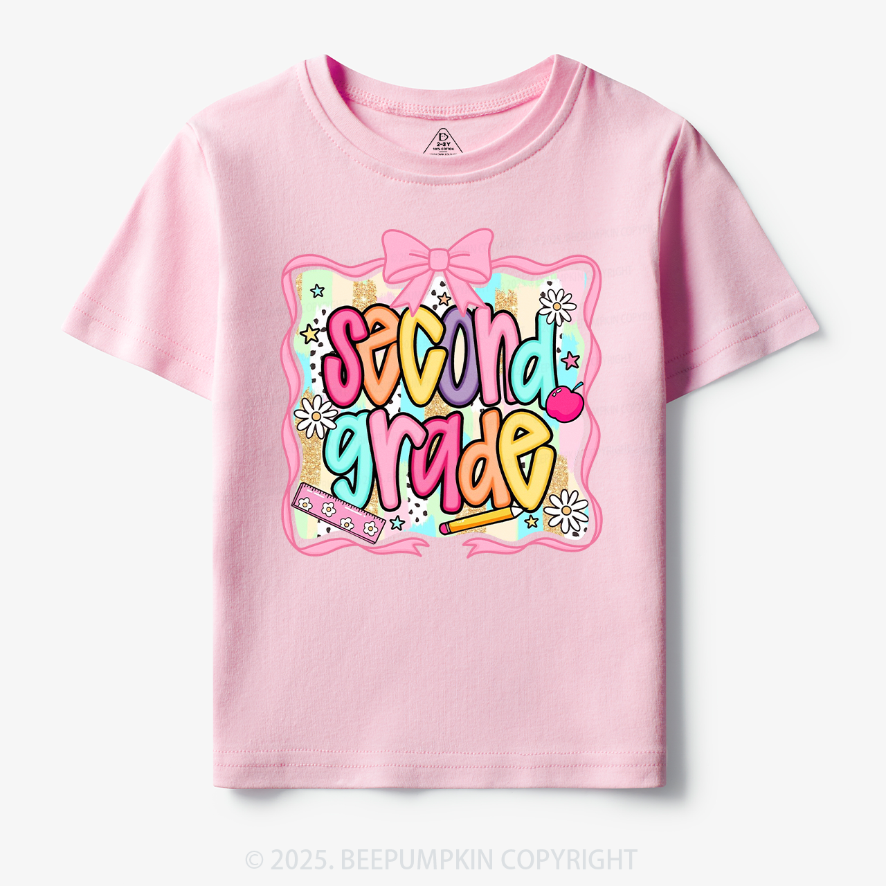 Personalized Color Grade Toddler&Kid's Tees Beepumpkin