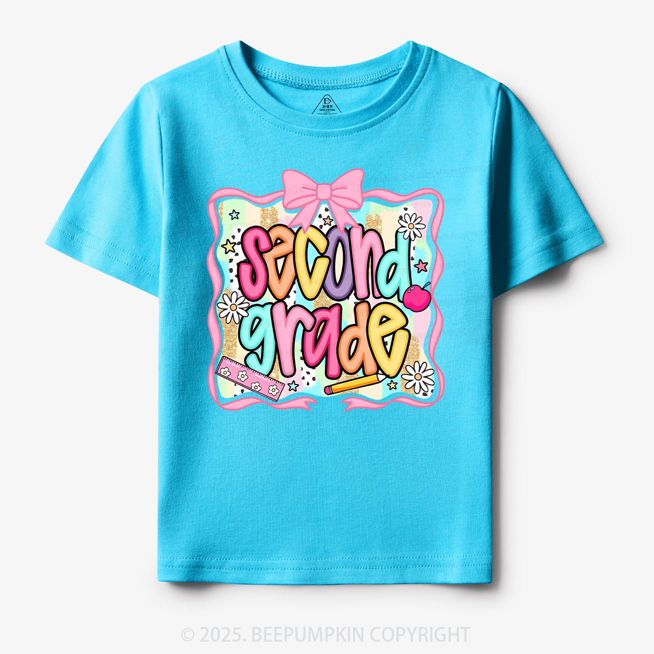 Personalized Color Grade Toddler&Kid's Tees Beepumpkin