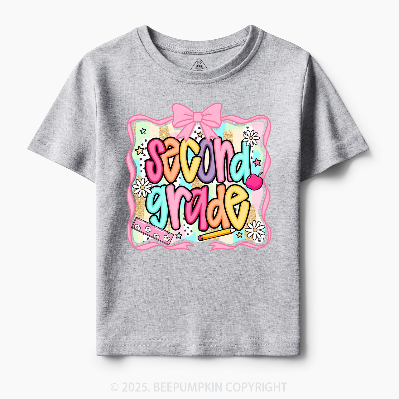 Personalized Color Grade Toddler&Kid's Tees Beepumpkin