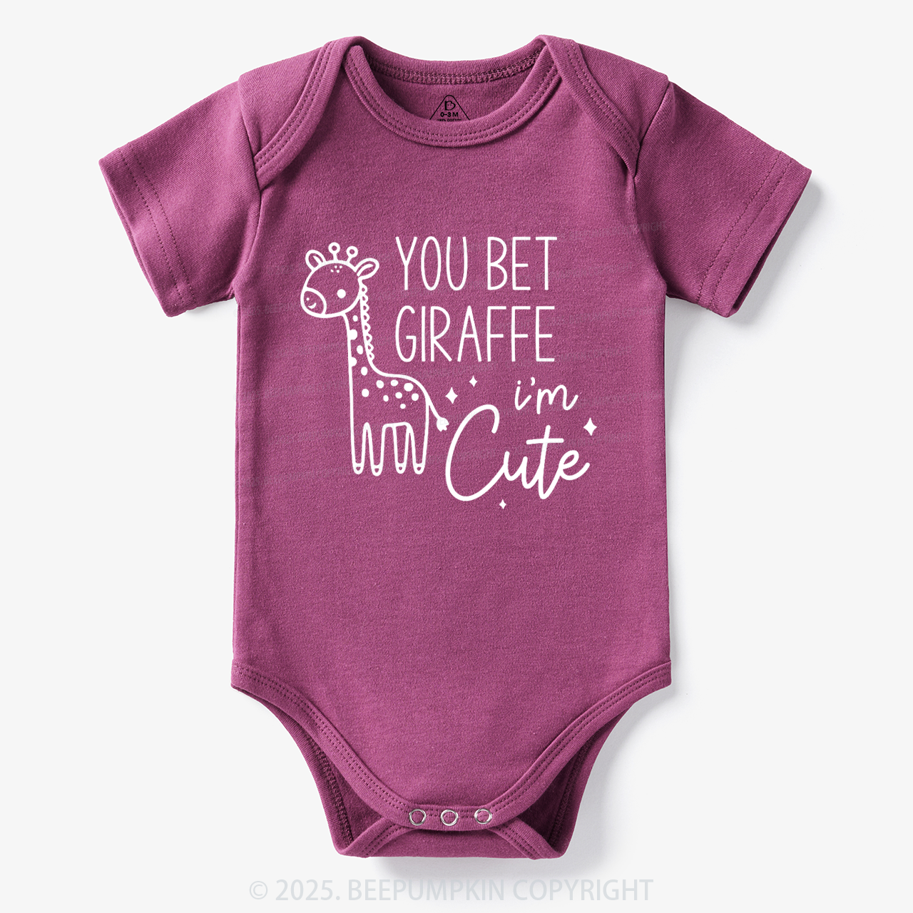 You Bet Your Giraffe I'm Cute Bodysuit Beepumpkin 7