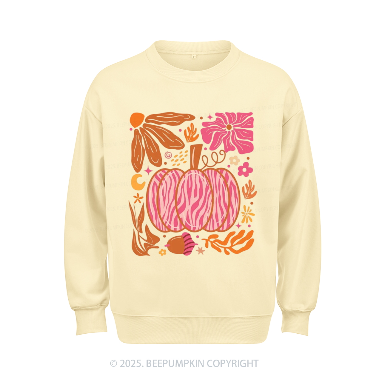 Leopard Pink Pumpkin Sweatshirt Beepumpkin