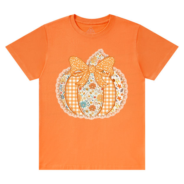 Preppy Floral Fall Pumpkin T-Shirts Beepumpkin