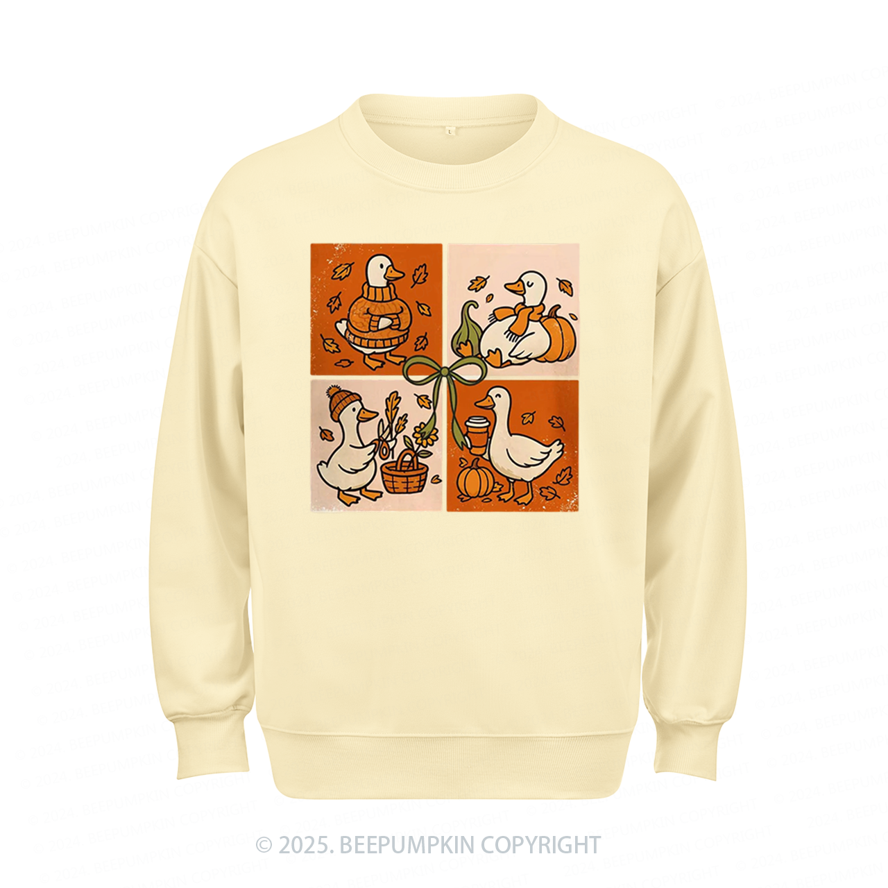 Pumpkin Latte Goose Sweatshirt Beepumpkin