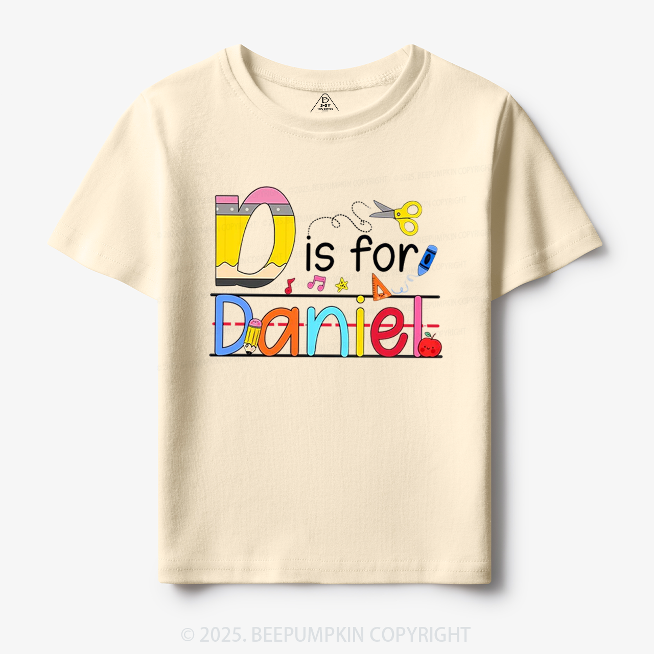 Personalized Interesting Kids Name Toddler&Kid's Tees Beepumpkin