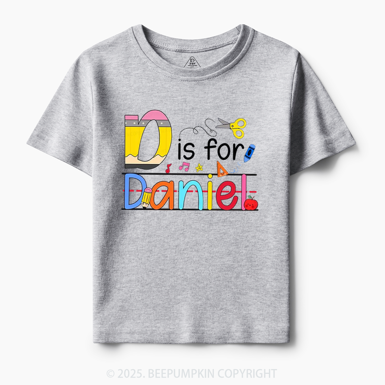 Personalized Interesting Kids Name Toddler&Kid's Tees Beepumpkin