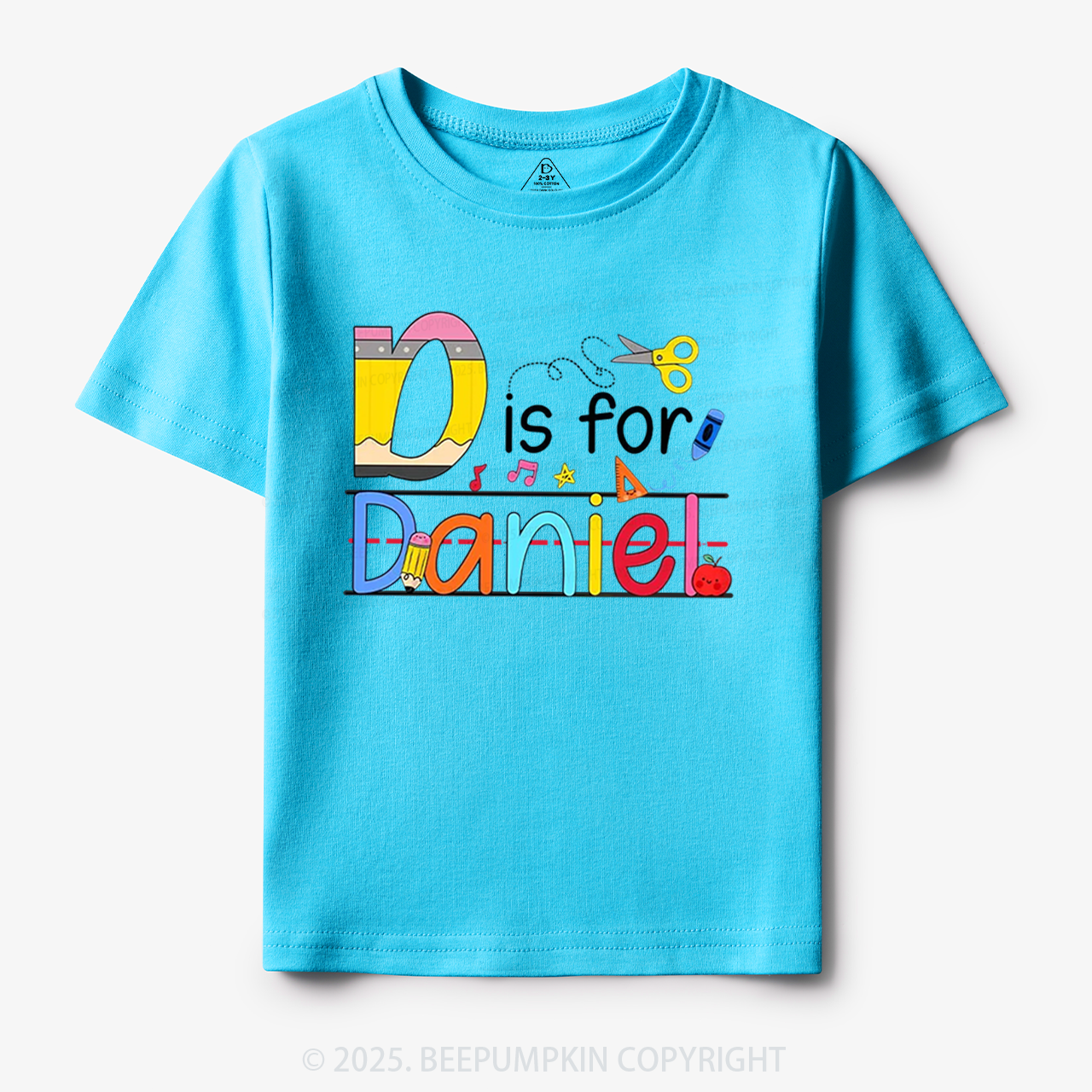 Personalized Interesting Kids Name Toddler&Kid's Tees Beepumpkin