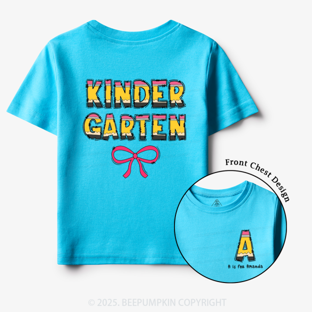 Personalized Pencil Kids Name Toddler&Kid's Tees Beepumpkin