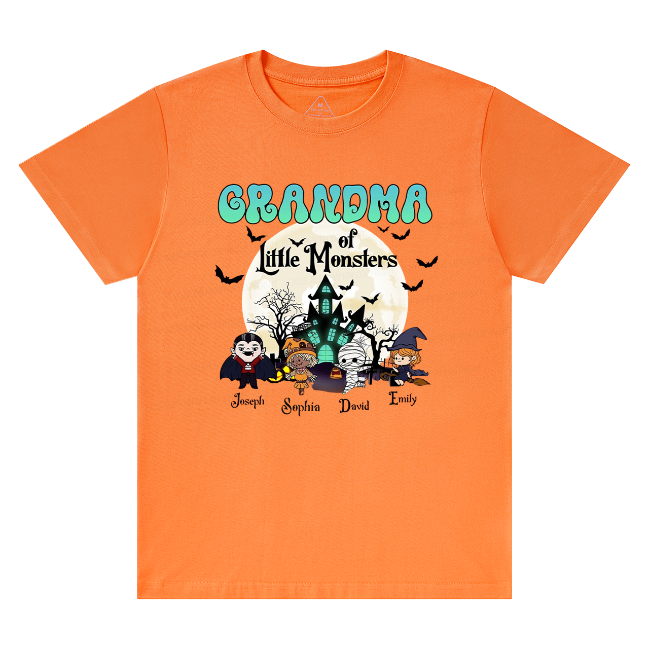 Personalized Grandma Halloween T-Shirts Beepumpkin