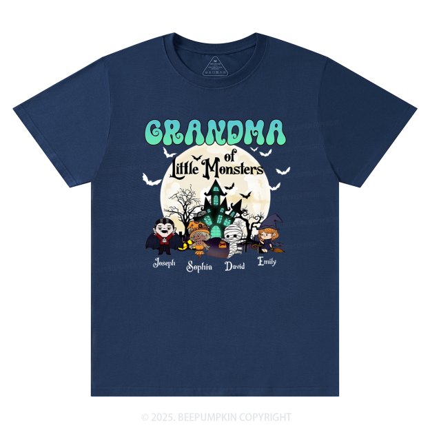 Personalized Grandma Halloween T-Shirts Beepumpkin
