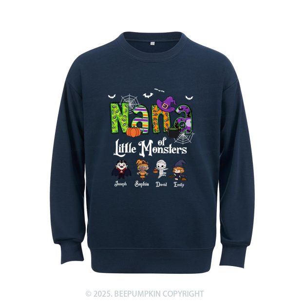 Personalized Mimi Halloween Sweatshirt Beepumpkin