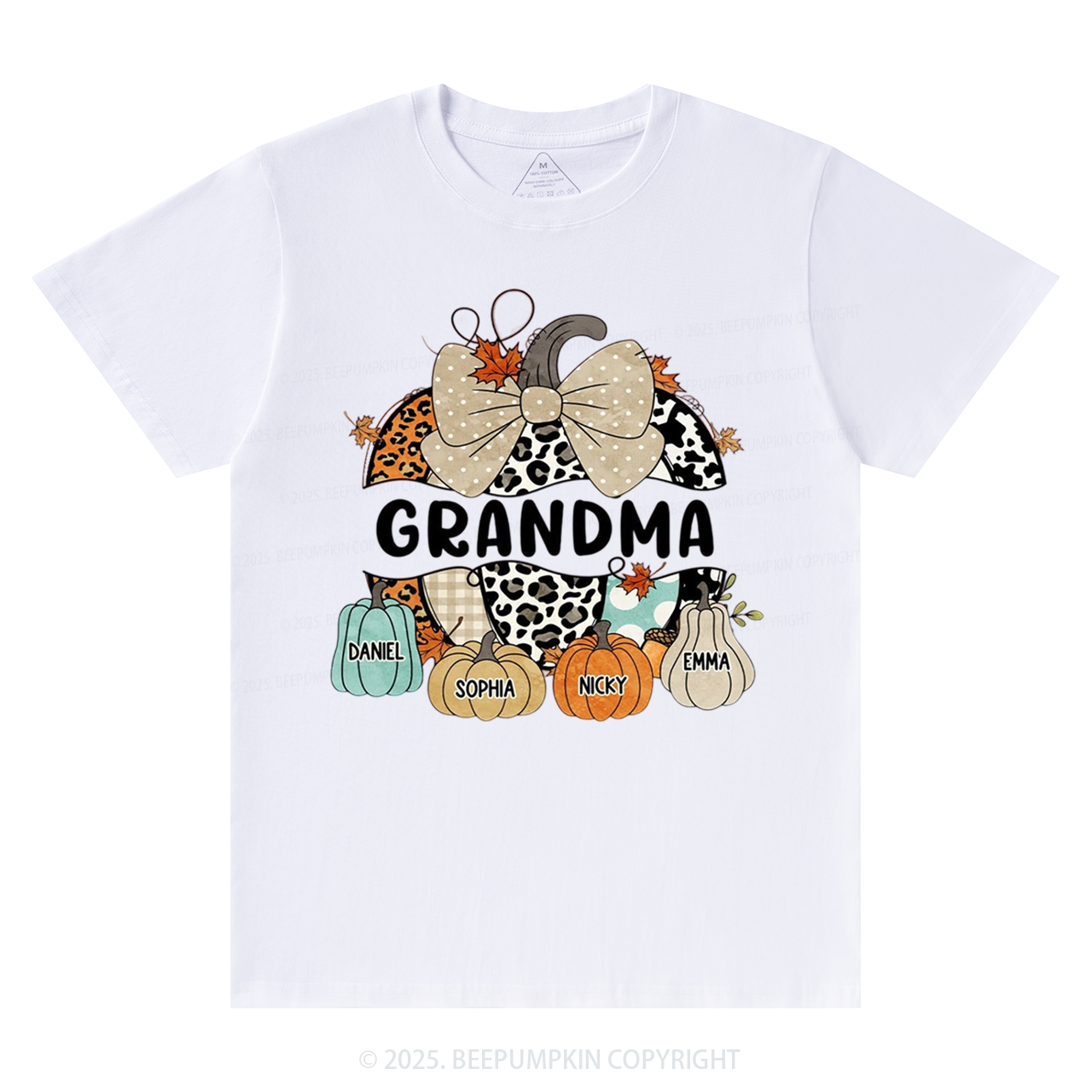 Personalized Fall Halloween Pumpkin T-Shirts Beepumpkin