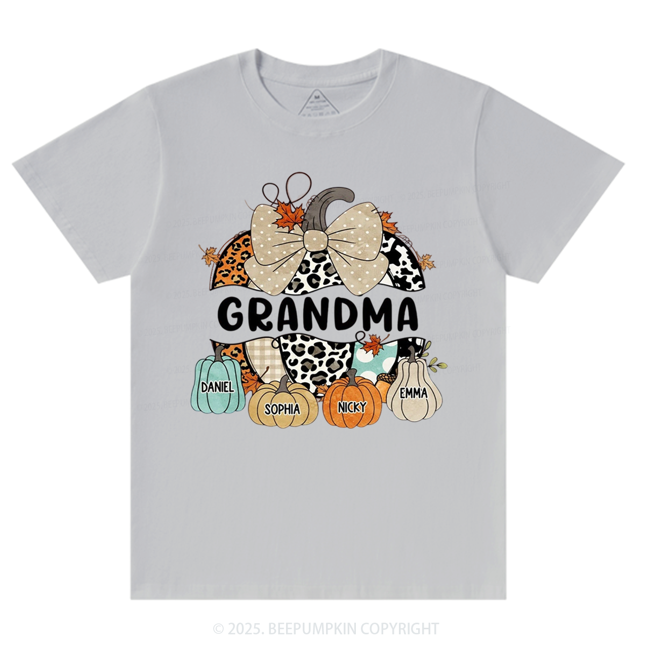 Personalized Fall Halloween Pumpkin T-Shirts Beepumpkin