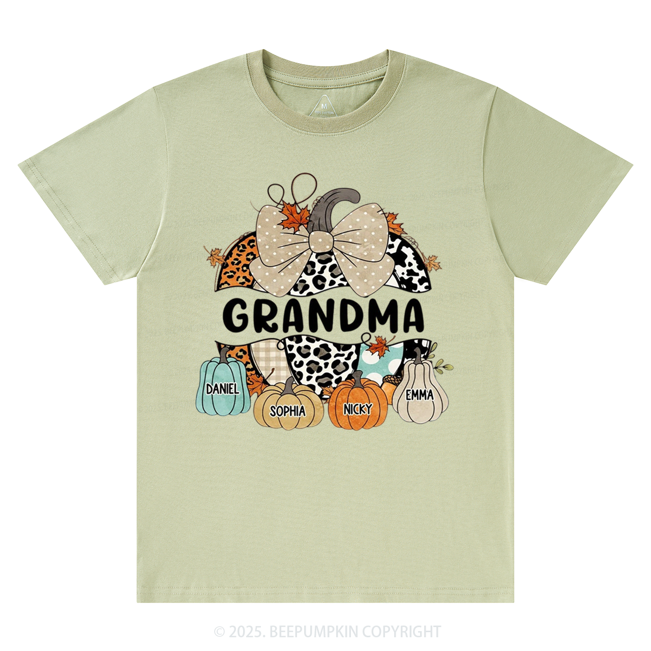 Personalized Fall Halloween Pumpkin T-Shirts Beepumpkin