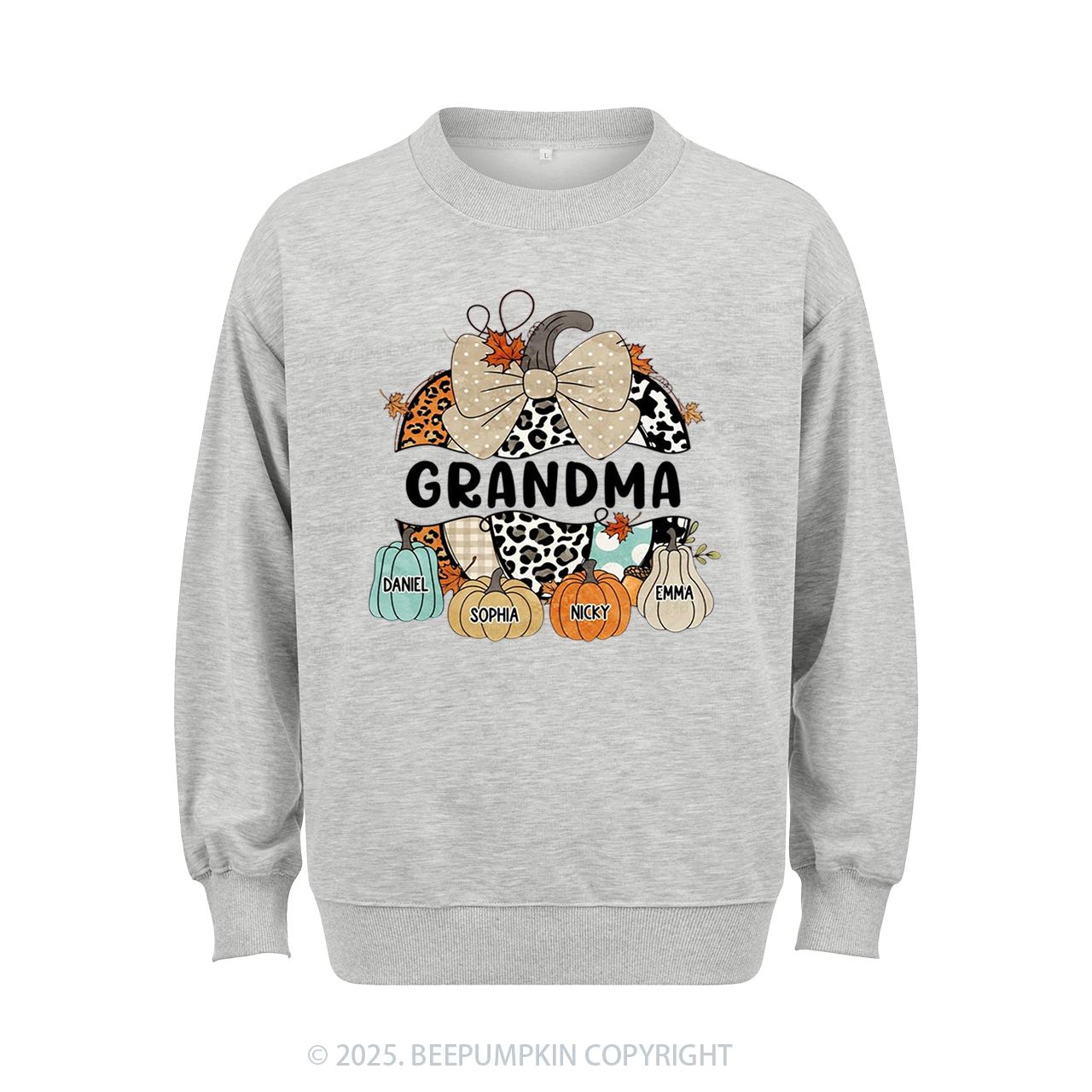 Personalized Fall Halloween Pumpkin Sweatshirt Beepumpkin