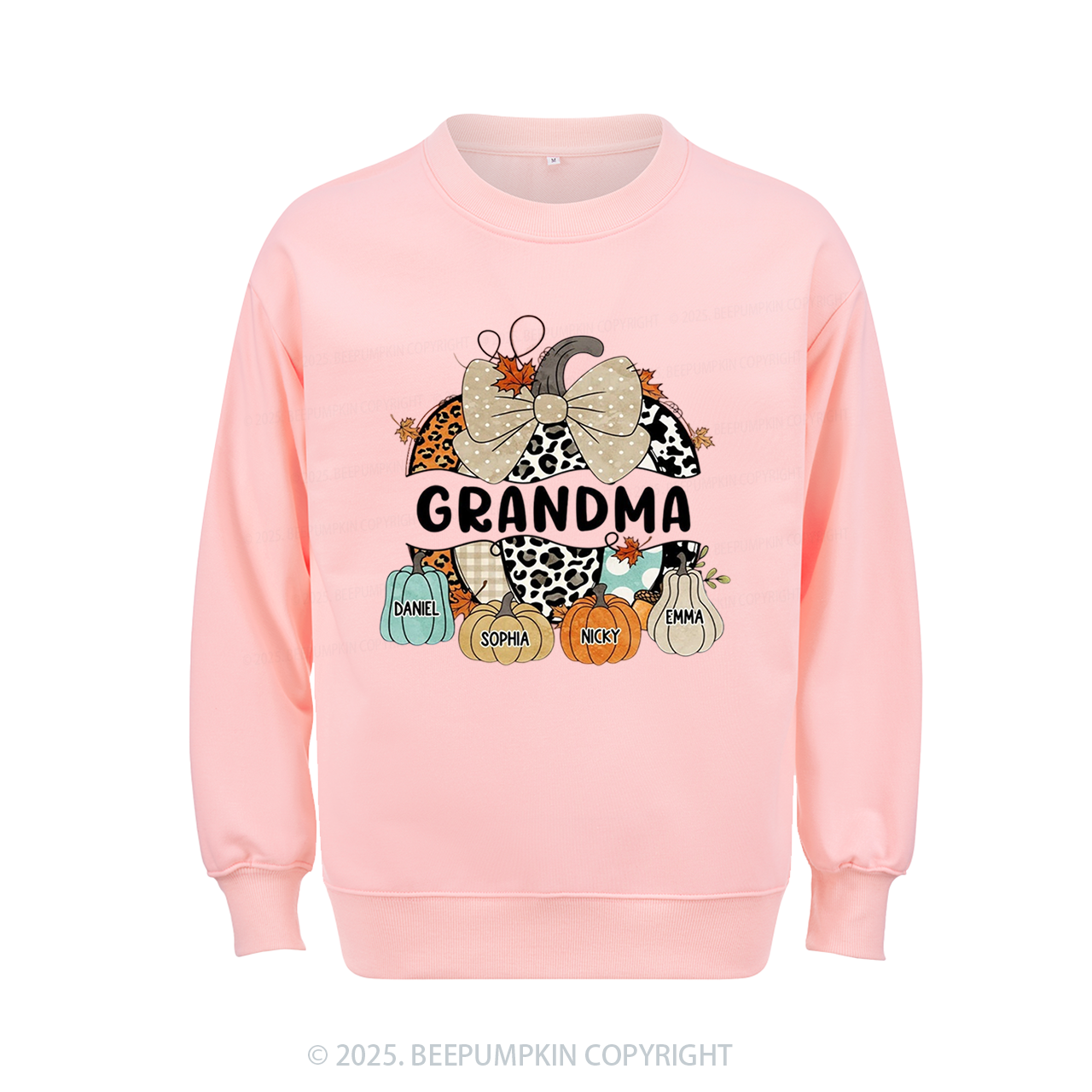 Personalized Fall Halloween Pumpkin Sweatshirt Beepumpkin