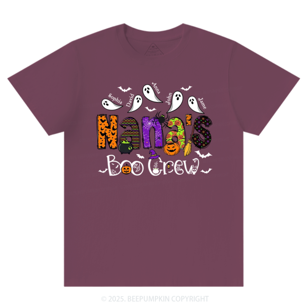 Personalized Mimi's Boo Crew T-Shirts Beepumpkin