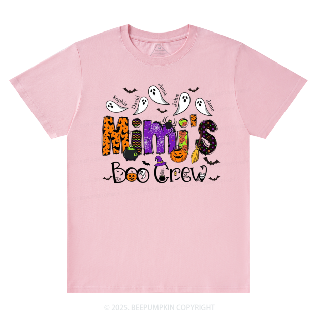 Personalized Mimi's Boo Crew T-Shirts Beepumpkin