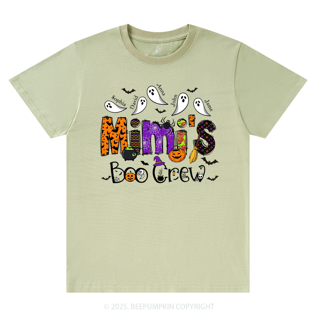 Personalized Mimi's Boo Crew T-Shirts Beepumpkin