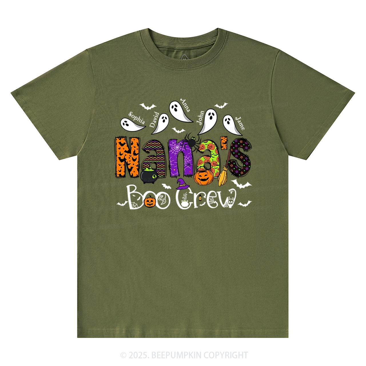 Personalized Mimi's Boo Crew T-Shirts Beepumpkin