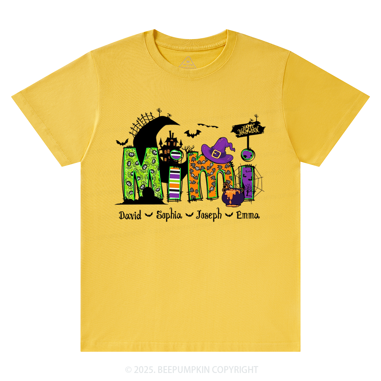 Personalized Mimi Halloween T-Shirts Beepumpkin
