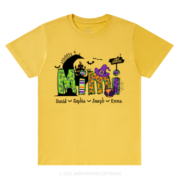 Personalized Mimi Halloween T-Shirts Beepumpkin